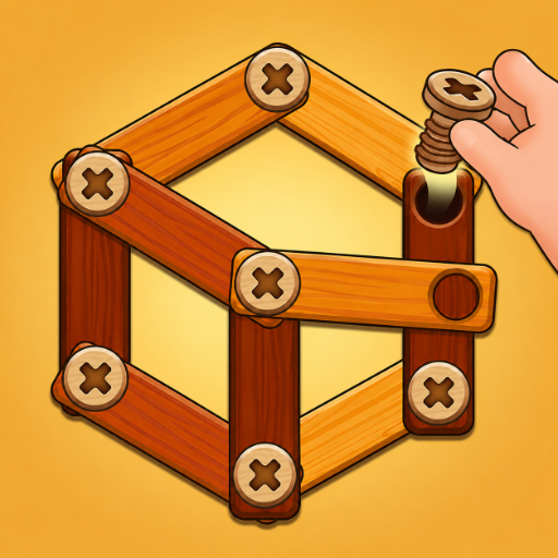Woodnuts Bolts Puzzle