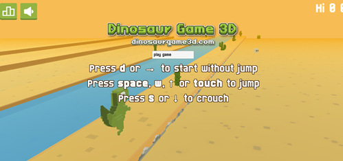 Dinosaur Game 3D