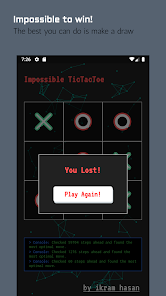 Impossible Tic Tac Toe