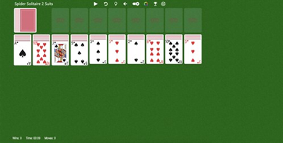 Spider Solitaire 2 Suits